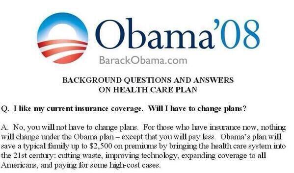 ObamaCare Lie