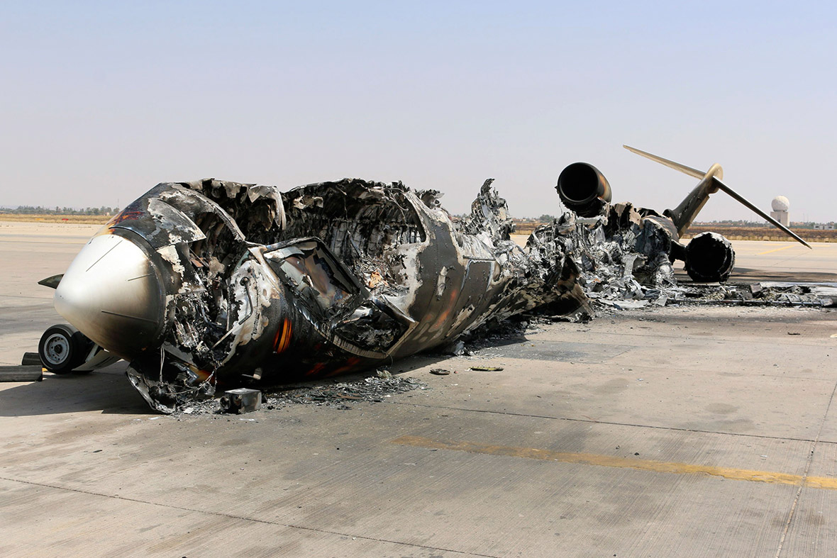 Burned Out Aircraft
