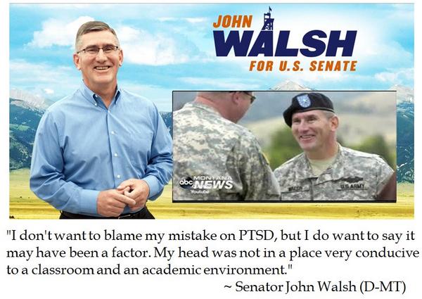 Dem Sen John Walsh