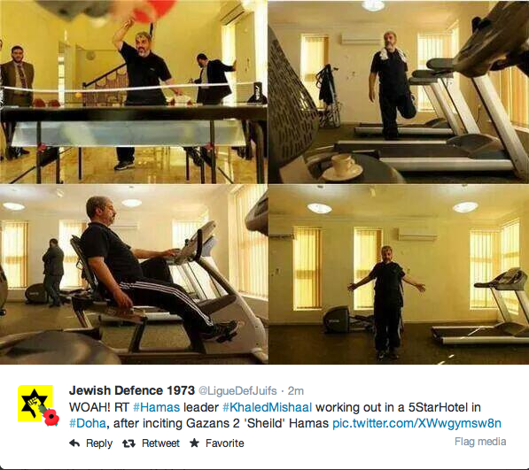 Hamas Leader Working Out