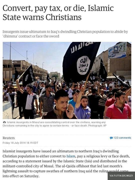 Islamic Ethnic Cleansing of Christians in Iraq