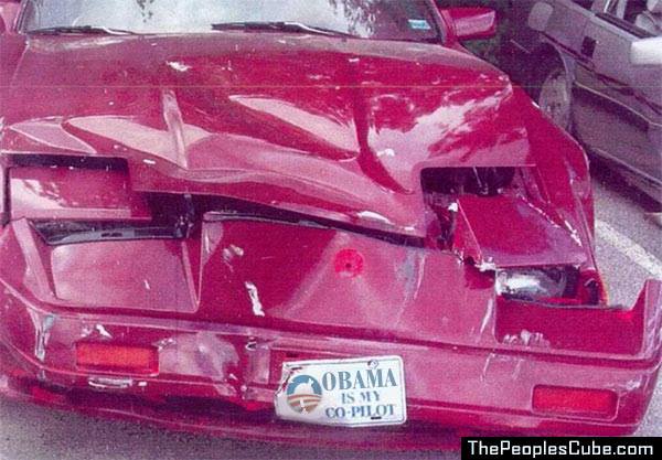 Obama Car Wreck of the Day