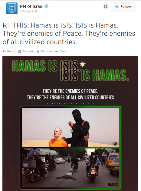 Hamas is ISIS...