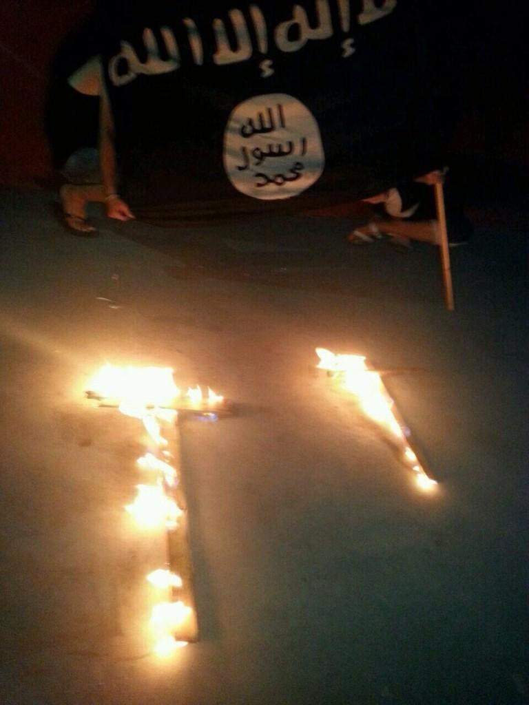 ISIS Cross Burning