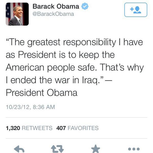 Obama Ended Iraq War