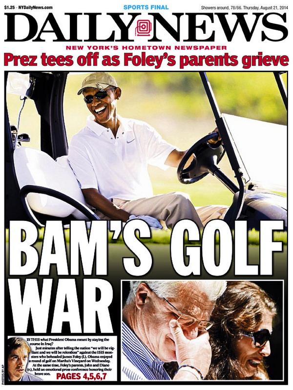 Obama's Golfing