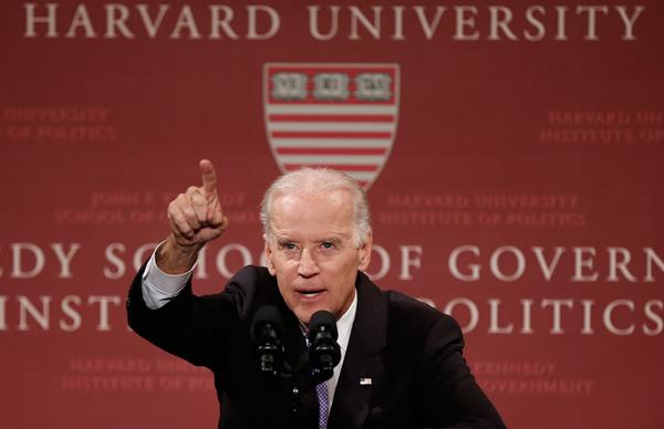 VP Joe Biden at Harvard