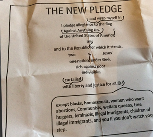 Anti-American Pledge