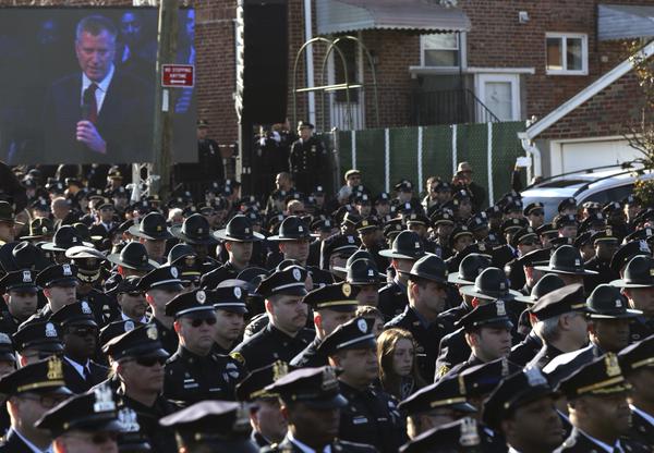 Cops NY Ramos Funeral