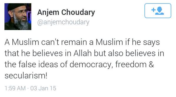 Anjem Choudary Tweets