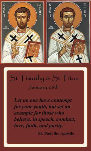 Saints Timothy and Titus