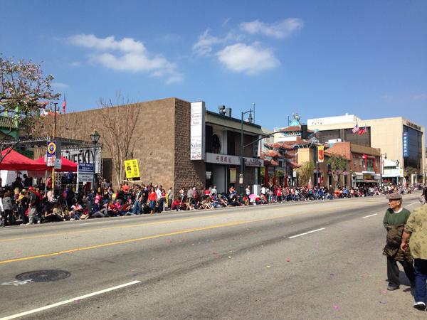 Thousands Attend LA Chinatown