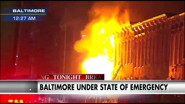 Baltimore Apartments Set On Fire