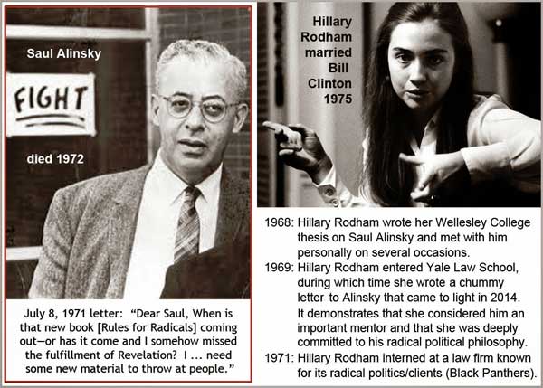 Saul Alinsky Hillary Clinton