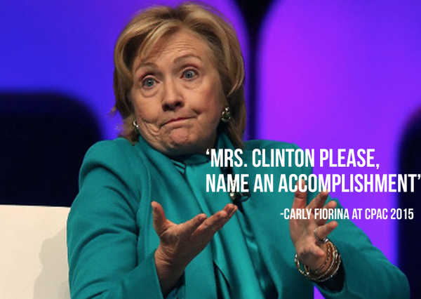 Hillary Clinton...