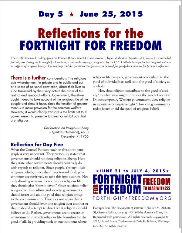 Fortnight For Freedom