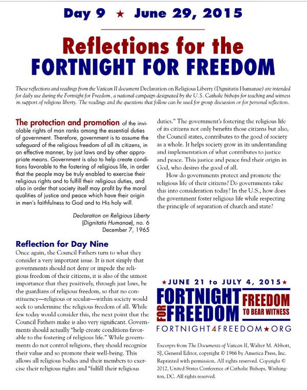 Fortnight For Freedom