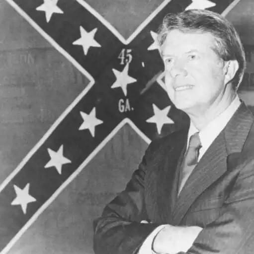 Jimmy Carter Confederate Flag