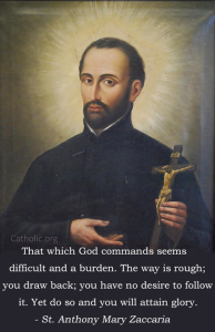 St Anthony Mary Zaccaria