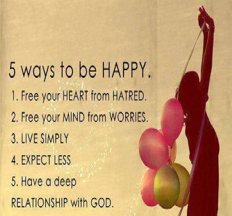 5 Ways to Be Happy