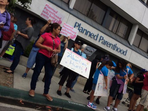 Protest Planned Parenthood Long Beach