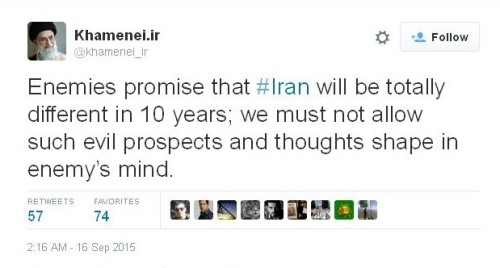 Khamenei Tweet