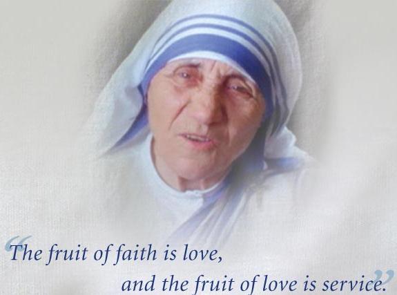 Mother Teresa...