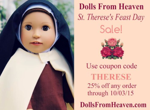St Theresa Doll Coupon