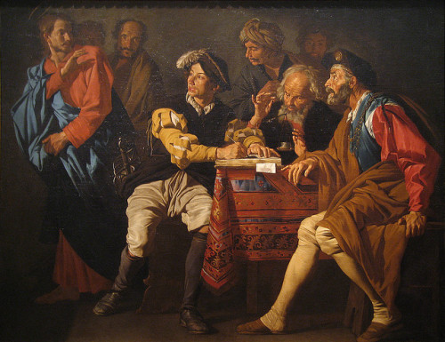 The Calling of St. Matthew Painting