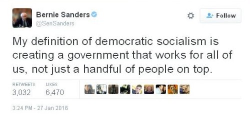 Bernie Sanders Socialism