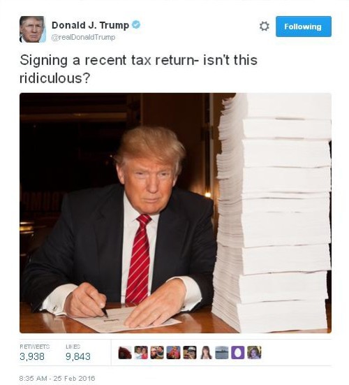 Donald Trump Tax Return