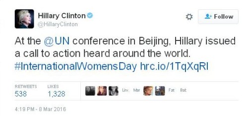 Hillary Clinton China