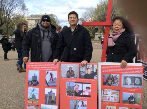 China Persecuted Christians Outside White House