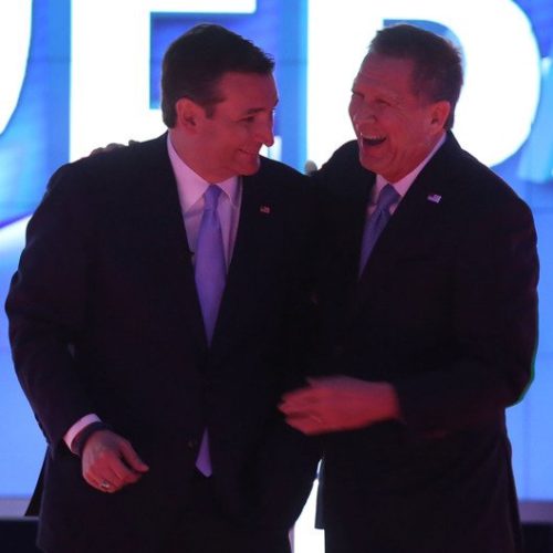 Cruz Kasich Bromance