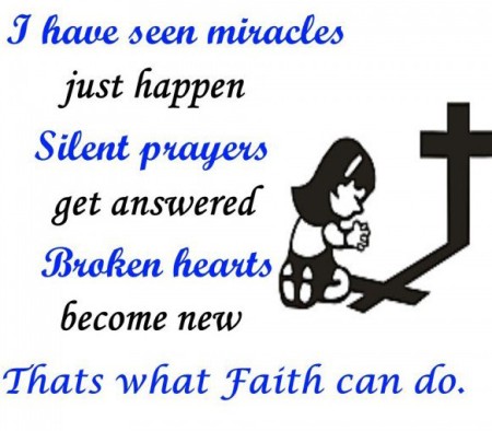 Worry Ends When Faith Begins