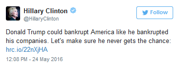 Hillary Clinton Debt