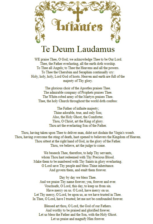 Te Deum Laudamus