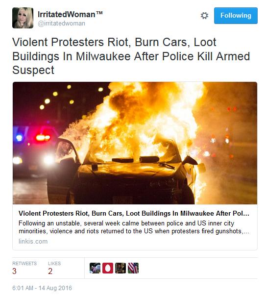 Riots Arson Milwaukee